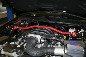 Ford Mustang Strut Brace - Front - UMI Performance - Adjustable - `05-`14